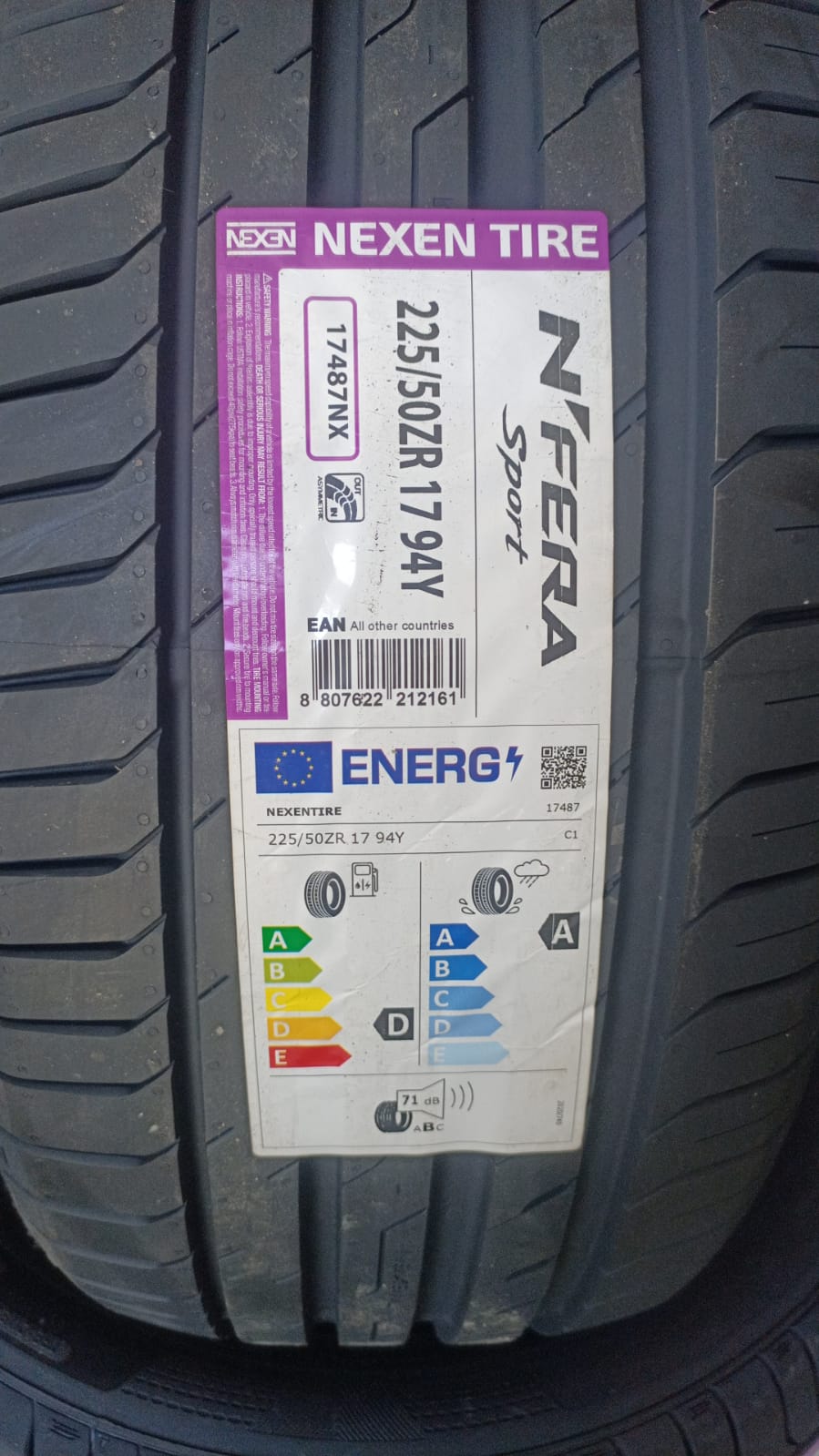 225/50R17 98V N FERA SPORT NEXEN