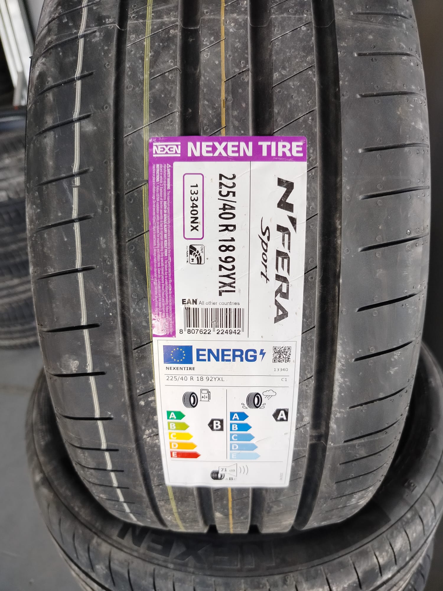 225/40 R18 92Y XL N FERA SPORT NEXEN
