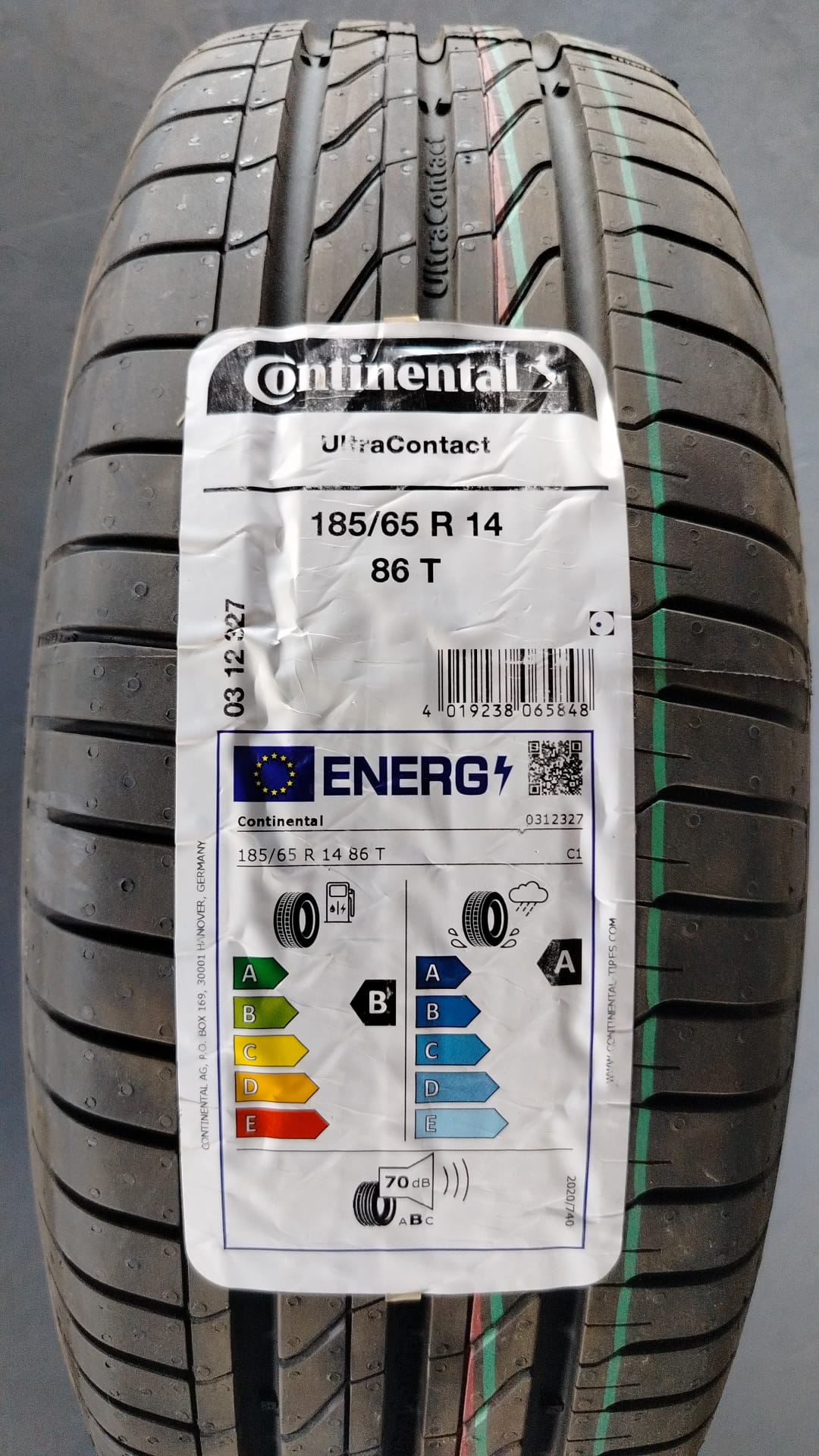 185/65 R14 86T ULTRACONTACT CONTİNENTAL(2025)