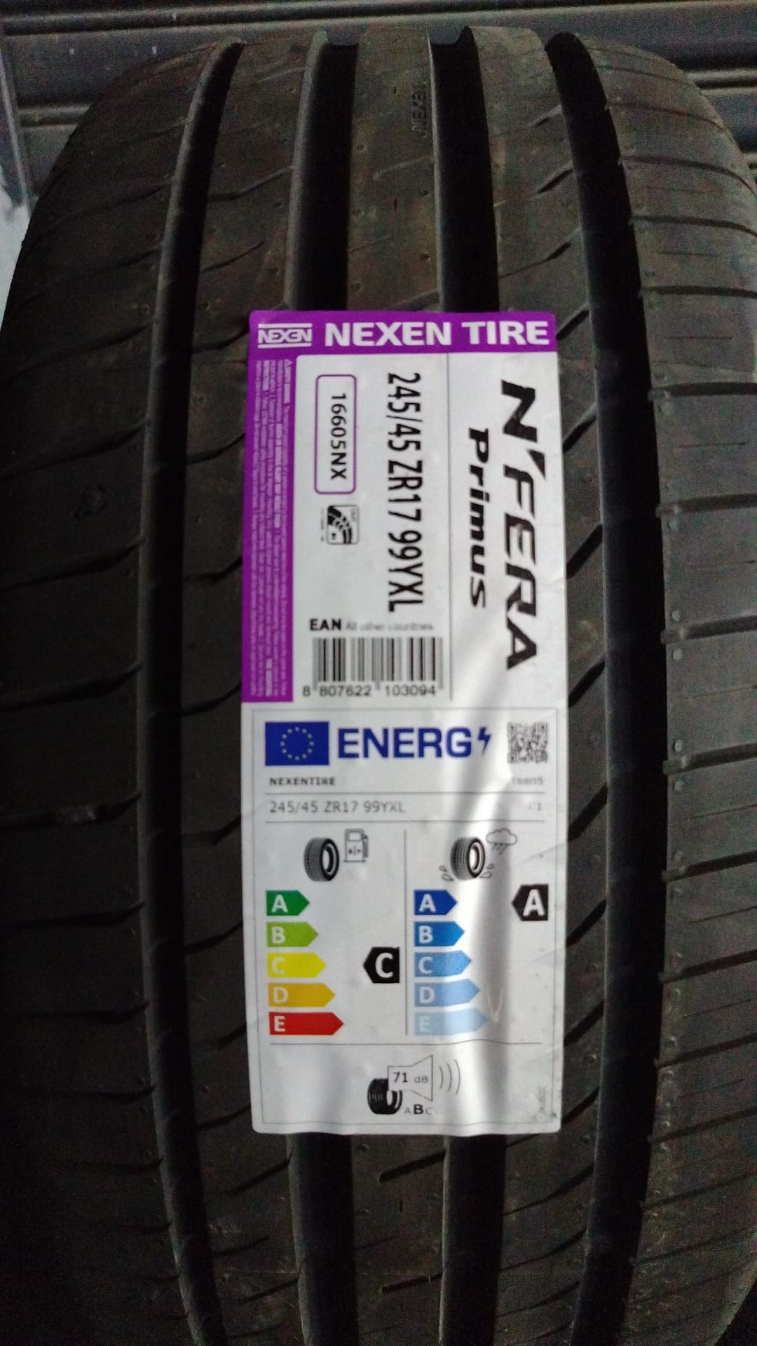 245/45 R17 99Y XL N FERA PRİMUS NEXEN ( 2024 )